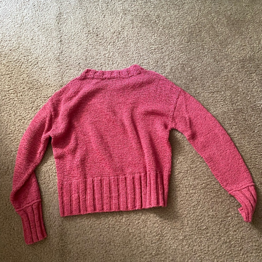 J.Crew pink sweater love it but ready to rotate